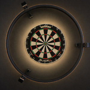 AutoDarts Complete Kit Pro met cameraring camera's LED-strip en camerabeugels voor automatische scoreherkenning